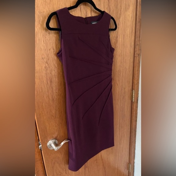 Andrew Marc Rich Purple Midi Dress - Picture 1 of 3